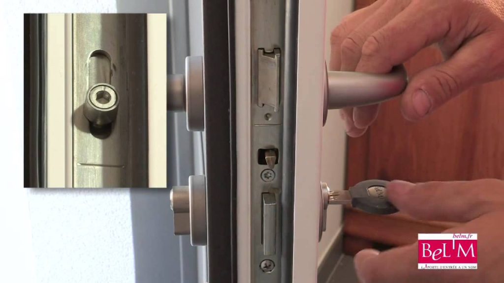 serrure porte pvc